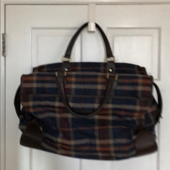 Suitsupply Other - Suitsupply Plaid Weekender Bag!
